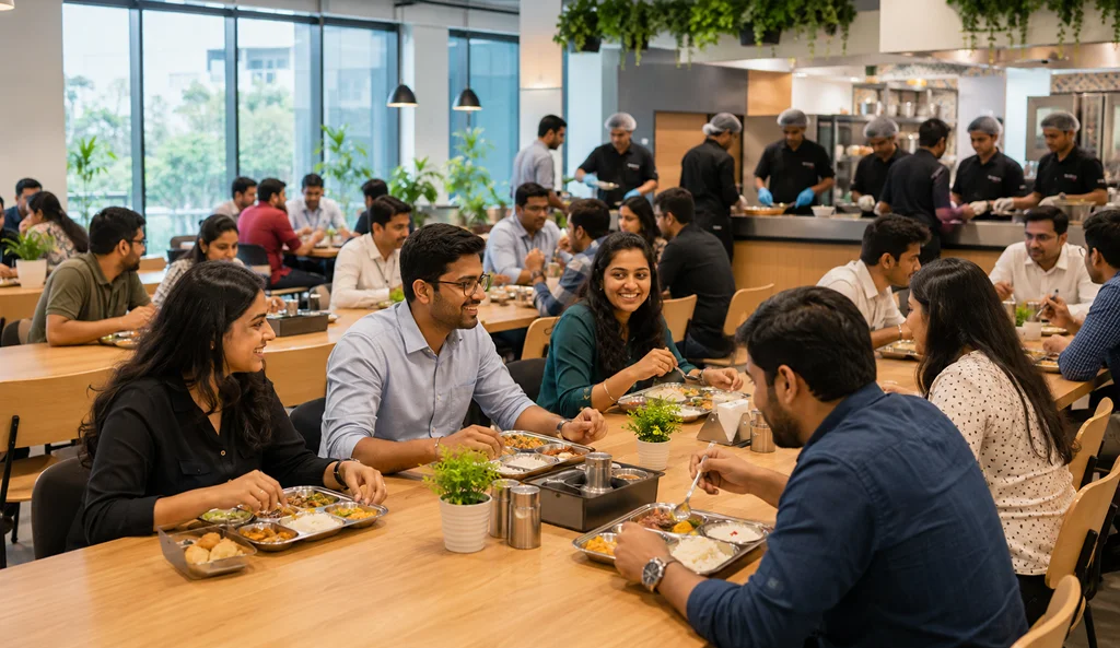 Corporate cafeteria services built for Koramangala's startup ecosystem